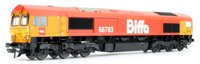 32-741SR Class 66/7 66783 'The Flying Dustman' GBRf 'Biffa' Red Diesel Locomotive (DCC Ready)