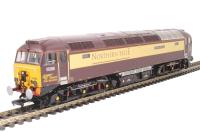 Class 57/3 57305 "Northern Princess" in DRS Northern Belle livery