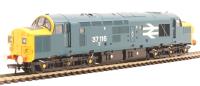 Class 37/0 37116 in BR blue with yellow ends