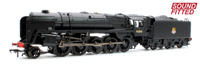 32-852BSF BR Standard 9F with BR1F Tender 92010 BR Black (Early Emblem) - DCC Sound