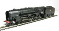 Class 9F standard 2-10-0 92077 in BR black with late crest with BR1C tender