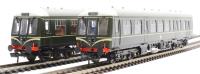 Class 108 2-car DMU in BR green with speed whiskers