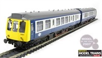 Class 108 2 car DMU 51939/52063 in BR blue/grey. Exeter/ Paignton