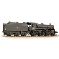 Standard Class 4MT 2-6-0 76066 in BR black with late crest - weathered