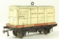 13T Low Sided Wagon B459325 in BR Bauxite with white Insulated Meat Container
