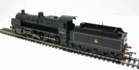 Class N 2-6-0 31862 & slope sided tender in BR black with early emblem