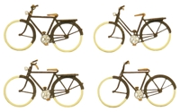 322.001 German Bikes - pack of 4