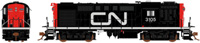 RS-18 MLW 3108 of the Canadian National- digital sound fitted