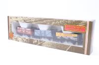 Set of 3 'Coal Trader' 7 Plank Wagons - 'Wm Shaw & Sons', 'Flockton Coal Company' and 'Sycobrite'