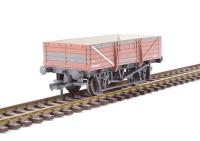 33-087 5-plank china clay wagon in BR bauxite - heavily weathered B743273