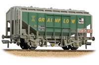 33-132B 35 Ton PAA Bulk Grain Wagon 'Grainflow' Green & Grey - Weathered