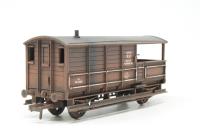33-307ADELUXETMC Ex-GWR 20 ton 'Toad' brake van W17414 in BR bauxite - Deluxe weathering by TMC