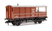 33-307B GWR 20T Toad Brake Van BR Bauxite (Early) W17416