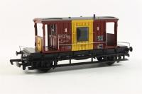 20 Ton 16ft. Standard Brake Van in BR Brown & Yellow Livery (Airpiped) - BB955136 - POOL6149