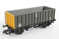 MEA 45 Ton Steel Box Body Mineral Wagon 391045 in BR 'Railfreight Coal Sector' Grey & Yellow Livery