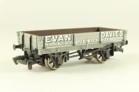3 Plank Wagon 25 in 'Evans Davies' Grey Livery