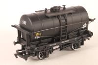 14 Ton Tank Wagon with Large Filler Cap 597 in 'NCB' Black Livery