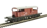 25 ton Queen Mary brake van in BR brown livery