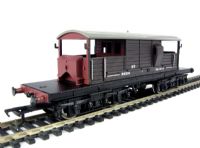 25 ton Queen Mary brake van in Southern livery