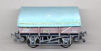 5-plank china clay wagon with hood BR bauxite (weathered)
