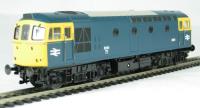 Class 33/2 diesel 6591 in BR blue without headlights