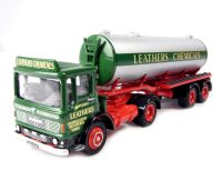 33301 AEC Ergo artic tanker in "Leather Chemicals" green & silver livery