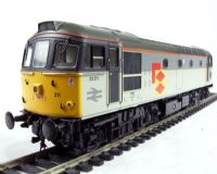 Class 33/2 diesel 33211 in Railfreight Distribution sector livery