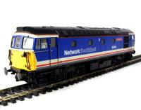 Class 33/1 diesel 33114 "Ashford 150" in Network South East livery