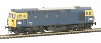 Class 33/1 33117 in BR blue with full yellow ends