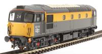 Class 33/1 33118 in Civil Engineers 'Dutch' grey and yellow