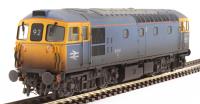 Class 33/1 33117 in BR blue with DCE cabside stripes - weathered