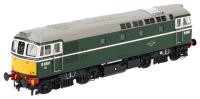 Class 33/2 D6591 in BR green with small yellow panels