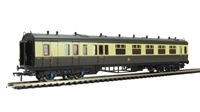 Collett 60ft1st/3rd composite brake coach 6609 in GWR chocolate/cream with roundel.