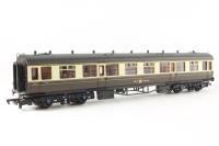 60ft. Collett 1st & 3rd Class Composite Coach 7001 in Great Western Chocolate & Cream Livery