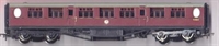 Thompson 2nd corridor coach in BR maroon with roundel logo E1550E
