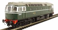 Class 33/0 diesel D6577 in early BR green
