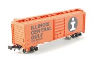 3414 40' PS-1 single sliding door boxcar of the Illinois Central Gulf - red 41602