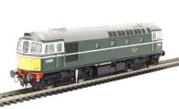 Class 33/0 D6551 in BR green with small yellow panels