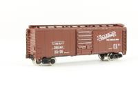 3430 40' PS-1 single sliding door boxcar of the Gulf Mobile & Ohio - red 59048