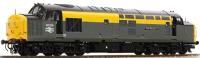 Class 37/0 37201 'St. Margaret' in BR Civil Engineers 'Dutch' grey & yellow with centre headcode