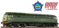 Class 47/0 D1565 in BR green with small yellow panels - Deluxe Digital sound fitted with working fans