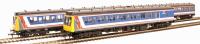 Class 117 3 car suburban DMU in Network SouthEast livery - Digital sound fitted