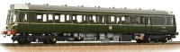 Class 121 'Bubble Car' single car DMU in BR green with speed whiskers