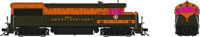35003 U25B GE with low hood of the Great Northern #2505