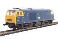 Class 35 Hymek 7011 in BR blue with full yellow ends