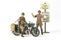 35316 British BSA M20 Motorcycle with Military Police