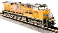 ES44AC GE 8096 of the Union Pacific - digital sound fitted
