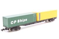 Freightliner Bogie Flats with Containers