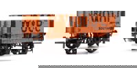 37-053A 5 Plank Wagon Wooden Floor 'J.R. Wood & Co. Ltd.' Orange