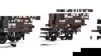 37-056B 5 Plank Wagon Wooden Floor 'F. H. Silvey & Co.' Brown